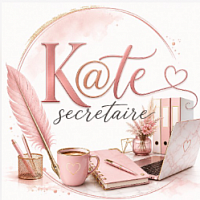 Logo secrétaire bureau professionnel particulier gestion